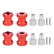 RC Car Metal 12mm Wheel Hex Hub 15mm Extension Coupler for AXIAL SCX10 D90 CC01 1/10 RC Crawler