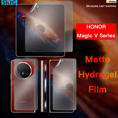 Matte Hydrogel Soft TPU Film For Honor Magic V6 V5 V3 5G Inner Outer Hinge Full Body Screen Protecto