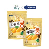 [SG Distributor] 2 x BeBecook - Baby Melting Puff w Probiotics (Banana) 23g