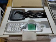 《M-SHOP》中古 大眾電信 PHS 富士白 日製 Sanyo J88，很新，唯螢幕老化有陰影，盒裝完整【08】