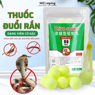[HCM] Snake repellent in pill form, safe for humans, suitable for cement floors, gardens, repelling 