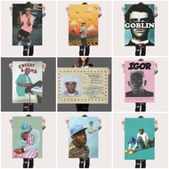 Tyler The Creator Hit music album cover poster, Popular rapper, Tyler Gregory Okonma, photos of life, home decoration, posters