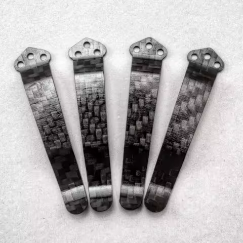Carbon Fiber Pocket Clip for Benchmade 710/551 and Emerson CQC, Spider C81