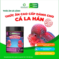 Thức ăn Cá La Hán GREENABC - Flowerhorn Fish – Hàm lượng protein 40% giúp kích bung đầu to, châu sán