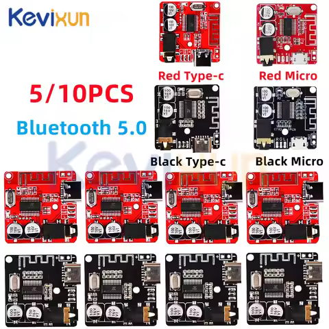 Bluetooth Audio Receiver Board 3.7-5V Bluetooth 5.0 MP3 Amplifier Lossless Decoder Board Wireless St