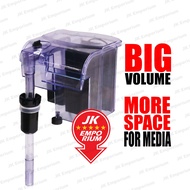 Large Volume Big Media Space Hanging Filter Size Aquarium Fish Tank Hang Clip On Back HOB Waterfall Pump Pam Akuarium