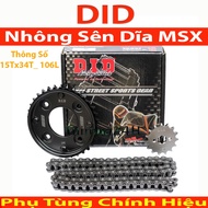 MSX 125 chain sprocket – DID HDS 10mm chain