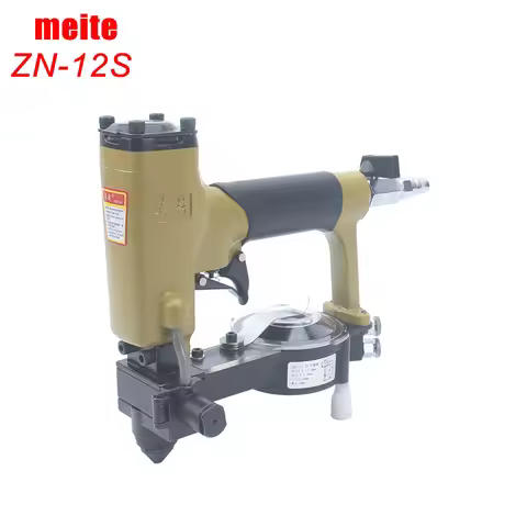Meite ZN-12S Pneumatic Auto-fed Tack Nailler Sofa Stapler Furniture Decoration Nailler ForTack Cap D