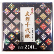 [Direct from Japan]Ehime Paper Origami Yuzen Chiyogami 15cm 200 sheets TYU-13015