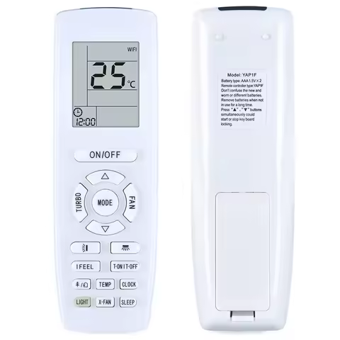 The new remote control YAP1F is suitable for Gree air conditioner YB1F2 YB1FA spare parts replacemen