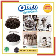 NABISCO Premium Choc Diced Crumb REPACK 100 / 250 / 500 GR / 1 KG - Remahan OREO Cookie Crumb Bubuk