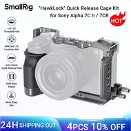 SmallRig A7C II / A7CR “HawkLock” Quick Release Cage Kit with Silicone Handle for Sony Alpha 7C II /