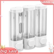 Space-Saving Wall Mounted Shampoo and Soap Dispenser, 3-Chamber Design