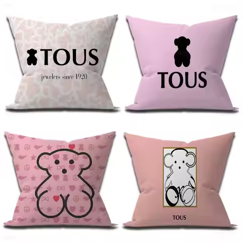 T-TOUSes Pillow Anime Pillow Sofa Bed Head Pillow Cover Cushion Cover 45x45 cm Fashion