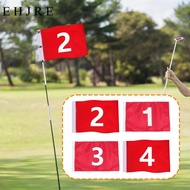 EHJRE Golf Flag, Putting Green Flag, Numbered, 49 X 32 Cm (19.3 X 12.6 Inches), Ideal for Practice A