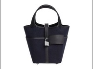 ［母親節特惠］Hermes 愛馬仕 Picotin 18 限量版 Cargo  帆布皮革拼接  菜籃子包 遛狗包 非柏金包 凱莉包 康康 evelyne garden party IN THE LOO