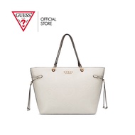 GUESS กระเป๋าโท้ท รุ่น SG903025 MELROSE AVE TOTE สีขาว