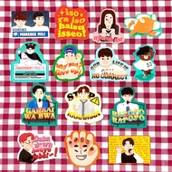 ACUPPACUPS KPOP Motivational Sticker Die Cut Glossy Laminated Quotes Sticker/