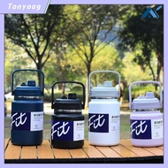 TONYOOG Thickened Water Bottle 2L/2.5L Insulated Gym Bottles Portable BPA Free Sports Water Bottles 