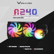 VALKYRIE A360 A240 AIO CPU water cooler for LGA1700 / 20xx / 115x / 1200 / AM5 / AM4 BLACK / WHITE