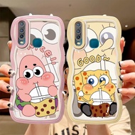 Casing Vivo Y11 Casing Vivo Y15 Casing Vivo Y12 Vivo Y17 Case Cute Cartoon Phone Case Tpu Soft Case Wave Frame Clear Phone Case