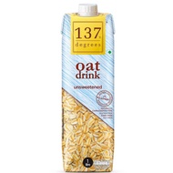 137 Degrees Oat Unsweetened Milk 1 Liter