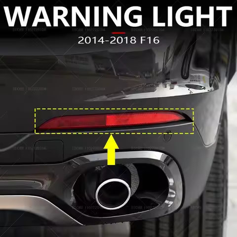 for 2014-2018 F16 BMW X6 28iX 30dX 35iX 40dX 50iX Rear Reverse Brake Stop Lamp Reflector Warning Lig