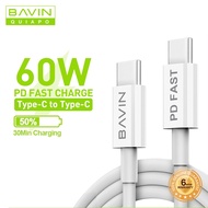 BAVIN CB179 PD 3A Fast Charging and Data Transfer Cable Real Fast Type-C to Type-C for