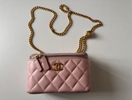 Chanel Vanity Case - 有盒有單香奈兒Chanel手袋山茶花調節扣 金扣