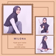SPORTS HIJAB SPORT HIJAB COVERS CHEST/ SPORT HIJAB VOLLEYBALL HIJAB BADMINTON GYMNASTICS/ SWIMMING H