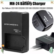 HS Camera Battery Charger LED Indicator Rechargeable Portable Charging Dock for Nikon D3100 D3200 D5