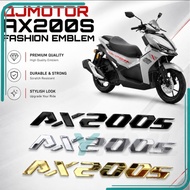EMBLEM FASHION QJMOTOR AX200s AX 200 S EMBLEM FASHION ACCESSORIES ACCESSORY MODIFIED MODIFY