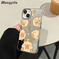 Cute Capybara Phone Case For Samsung Galaxy S26 S25 Edge S24 S23 S22 S21 S10 Plus S20 FE F55 F14 C55