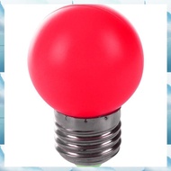 [W F S B] E27 LED Light Warm Red Bulb Plastic Bulb (0.5W Power, Red)