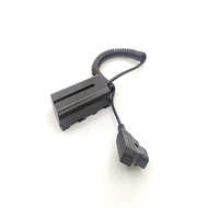 We Top Dtap to NP-F550 Dummy Battery Adapter Cable NP-F Dummy Battery Power Cable Replacement for So