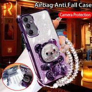 For Samsung Galaxy A56 A36 A26 A16 A06 SamsungA56 A 56 56A 4G 5G Smartphone Casing 3D Cute Glitter B
