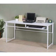 160X60公分單鍵盤架加長實用電腦桌/工作桌/書桌//辦公桌/會議桌/洽談桌(三色可選)