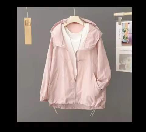 Breathable Sun Protective Jacket Fresh Tones Blocks Ultraviolet Rays for Healthy Skin Care