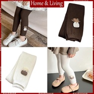 AOTO Soft and Cozy Kids Tights Fleece Tights Warm Tights for Height Range 120-130cm