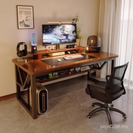 Solid Wood Home Table Computer Desk Table Chair Competitive Workbench Desk Rectangular Electric Furn