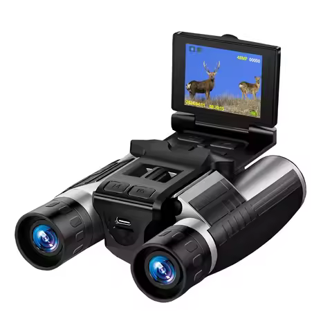 DT40 12X32 2.5K HD Binoculars Camera 48MP 12X Optical 8X Zoom Digital Telescope for Outdoor Camping 