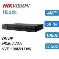 เครื่องบันทึกHILOOK NVR -108MH-D/W NVR  8 CH. 4MP IP
