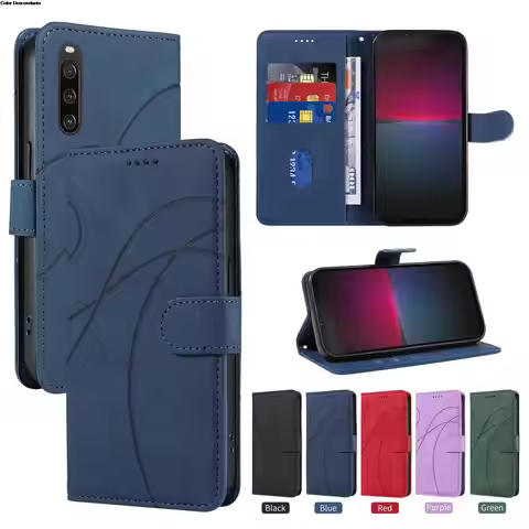 10IV XQ-CC54 XQ-CC72 Wallet Flip Case For Sony Xperia 10 IV Cover Luxury Leather Card Slots Magnetic
