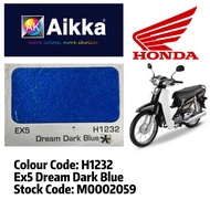 AIKKA HONDA EX5 H1232* PEARL / DREAM DARK BLUE / MOTORBIKE PAINT/ TOUCH UP PAINT/ DIY AEROSOL CAT SPRAY TIN