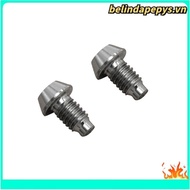2PCS for  TC4 Titanium Hydraulic Disc Exhaust  Mountain Bike Brake  Accessories -Silver
