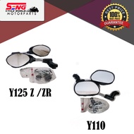 YAMAHA Y125 Z / ZR / Y110 SIDE MIRROR SET (360") CHROME - TRC