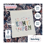 ENHYPEN Canvas Cute Fankit Engene Gift Kpop Freebies Korea Drawstring Pouch (READY ALL MEMBERS)