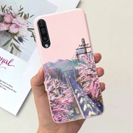 เคส A50 Samsung Galaxy เคสโทรศัพท์ A30s A50s มีสไตล์เคสนิ่มลายการ์ตูนกันกระแทกสำหรับ Samsung A50เคส