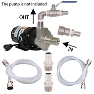 BTUI Transfer Pump Quick Connect Kit March 809 Pump Homebrew Pump Accessories Food Grade Silicone an