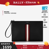 Barry （BALLY） Mens Bag Clutch Cow Leather  Texture Handbag Striped Minimalist Business Style Gift for Boyfriend  6302464